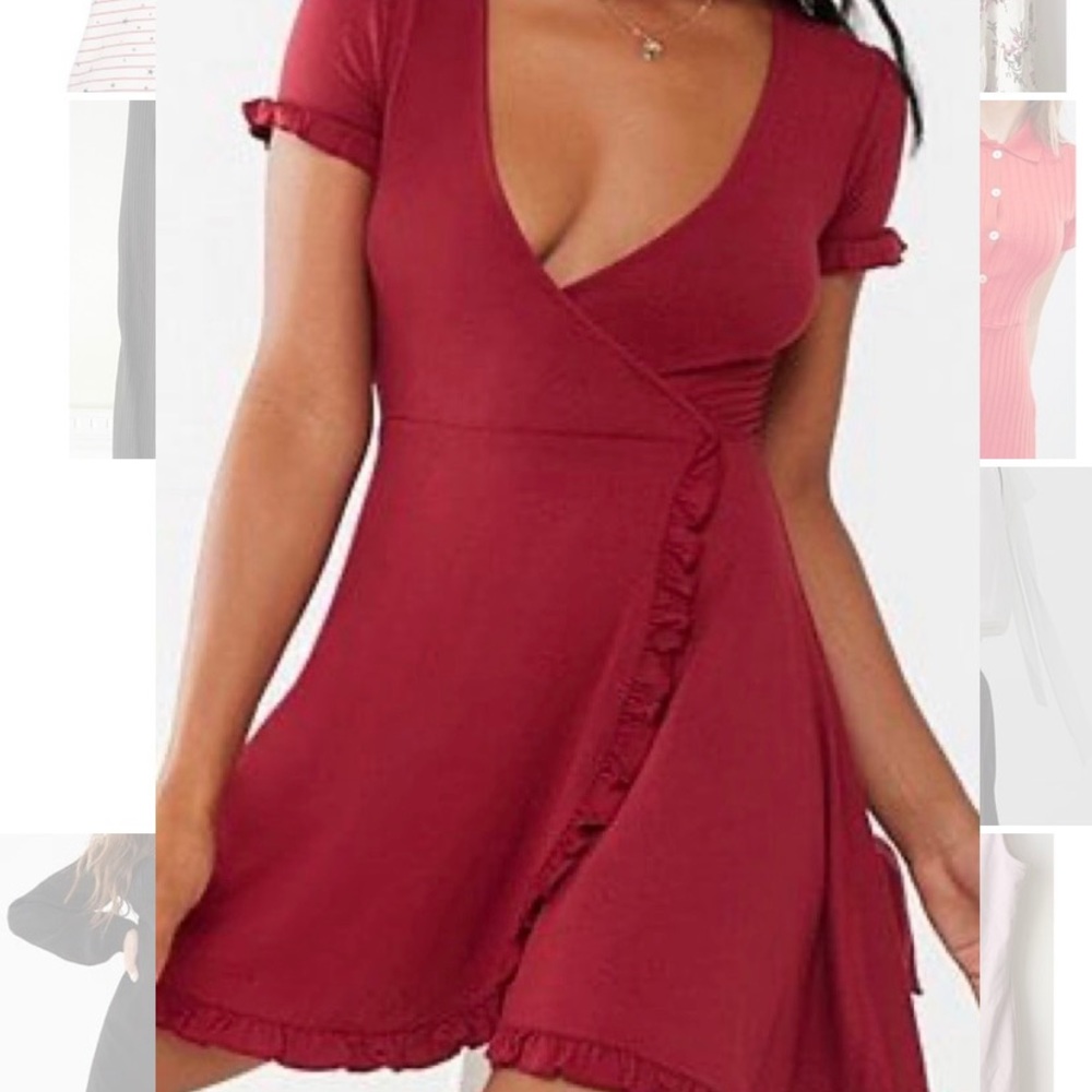 V-neck Skater Dress
